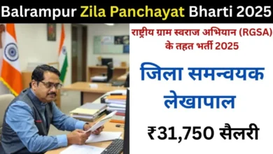 Balrampur Zila Panchayat Vacancy 2025