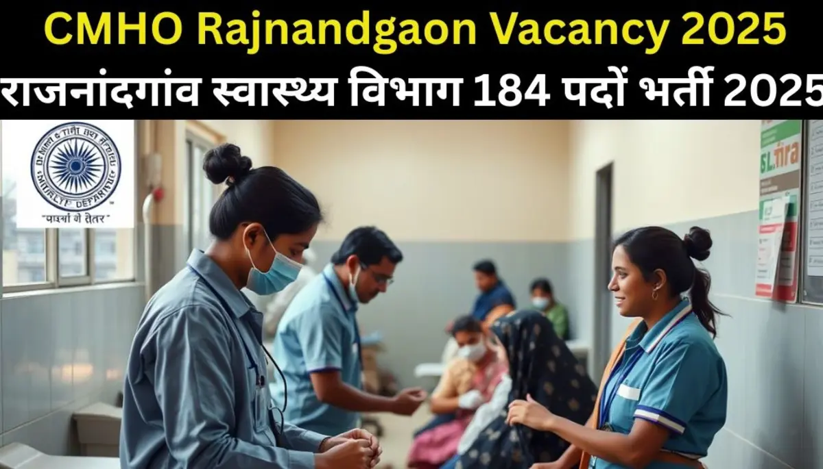 Rajnandgaon Health Department 184 Posts Recruitment 2025