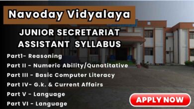 NVS JSA Syllabus 2025