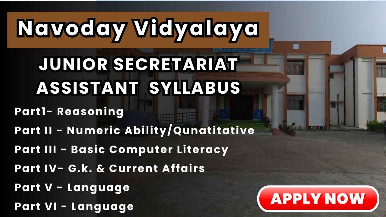NVS JSA Syllabus 2025