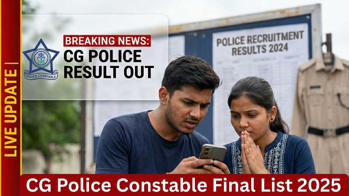 CG Police Constable Final List 2025 