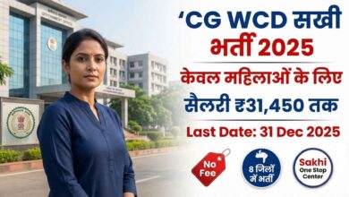 CG WCD Sakhi Recruitment 2025