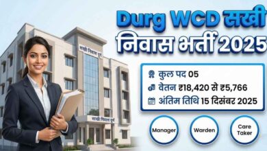 Durg WCD Sakhi Niwas Recruitment 2025