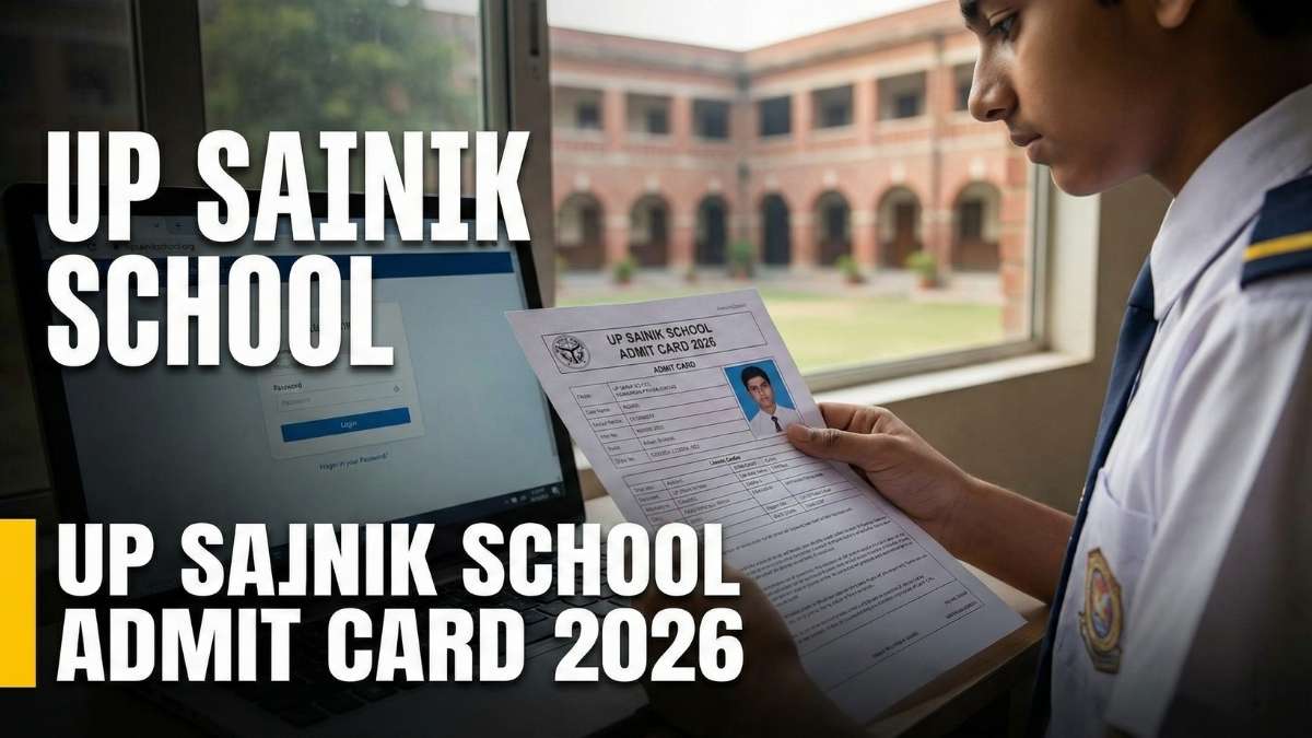 UP Sainik School Admit Card 2026 OUT – Download