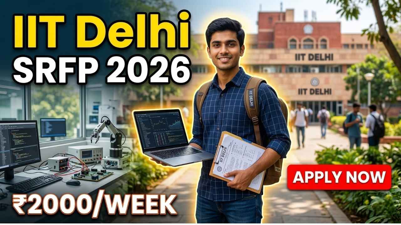IIT Delhi Summer Research Fellowship 2026 students program