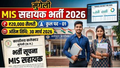 mungeli mis sahayak recruitment 2026