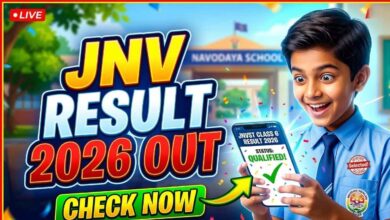 JNVST Class 6 Result 2026 scorecard check online on navodaya.gov.in using roll number