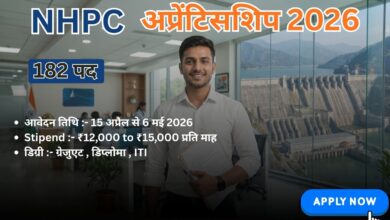 NHPC Apprentice Recruitment 2026